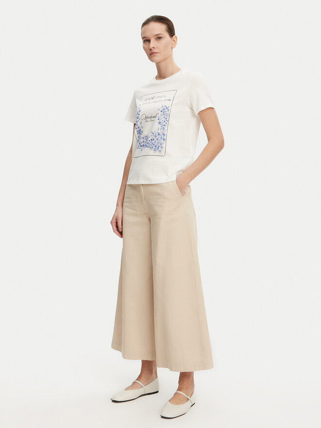 Weekend Max Mara Weekend Max Mara Marškinėliai Teiera 2515971052 Balta Regular Fit