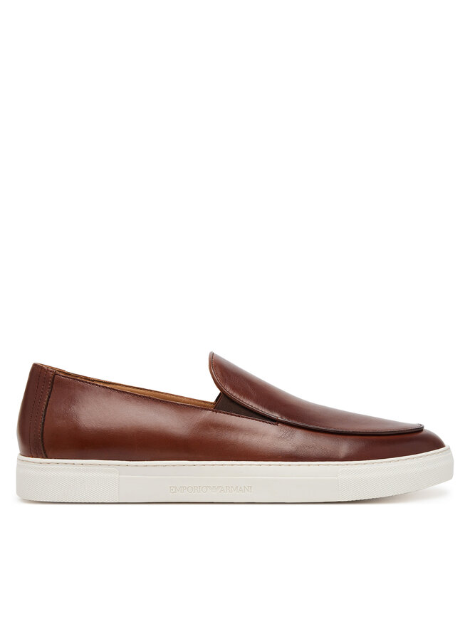 Emporio Armani Nizki čevlji Emporio Armani X4Y007 XF849 00257 Rjava