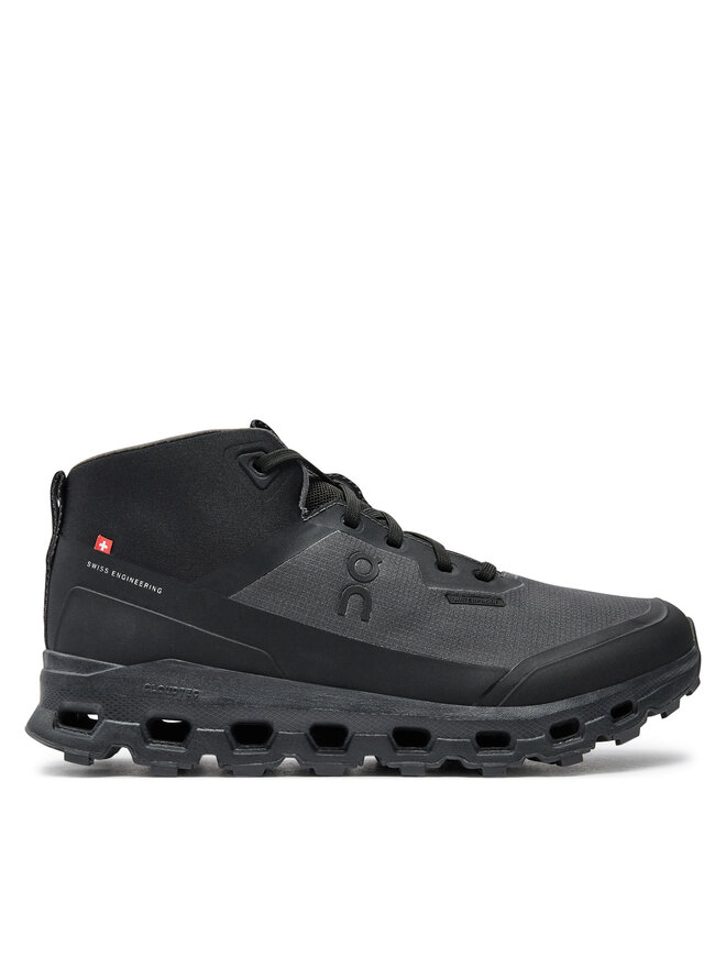 On Scarpe da trekking On Cloudroam Waterproof 3WD30070106 Nero