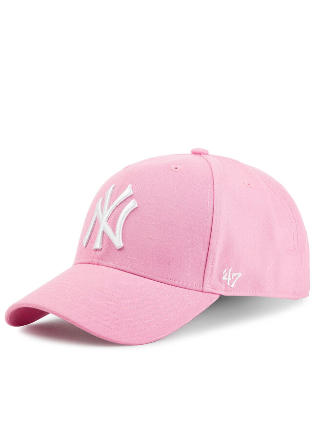47 Brand Kšiltovka 47 Brand New York Yankees B-MVPSP17WBP-RS Růžová