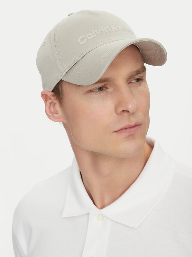 Calvin Klein Czapka z daszkiem Calvin Klein K50K511987 Beżowy