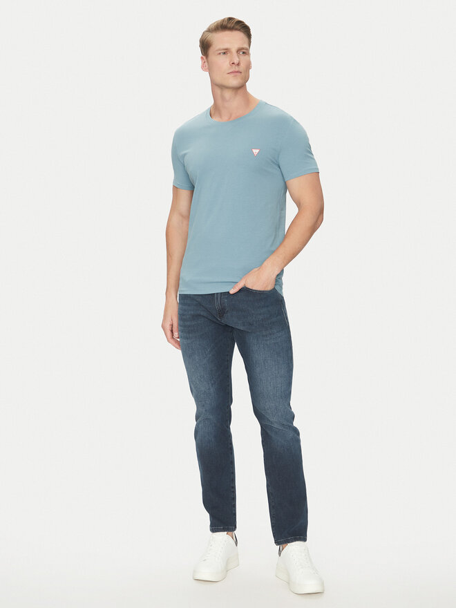Guess Guess Футболка M2YI24 J1314 Голубий Slim Fit