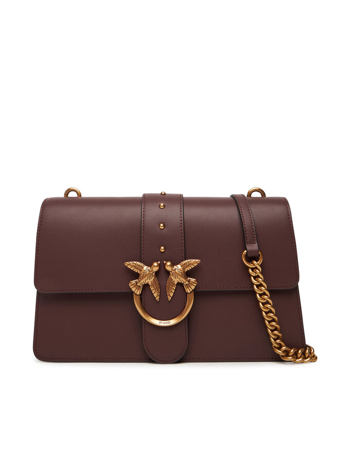 PINKO Τσάντα PINKO Love One Classic ST.CL Al 25-26 PLTT 105857 A0F1 Μπορντό
