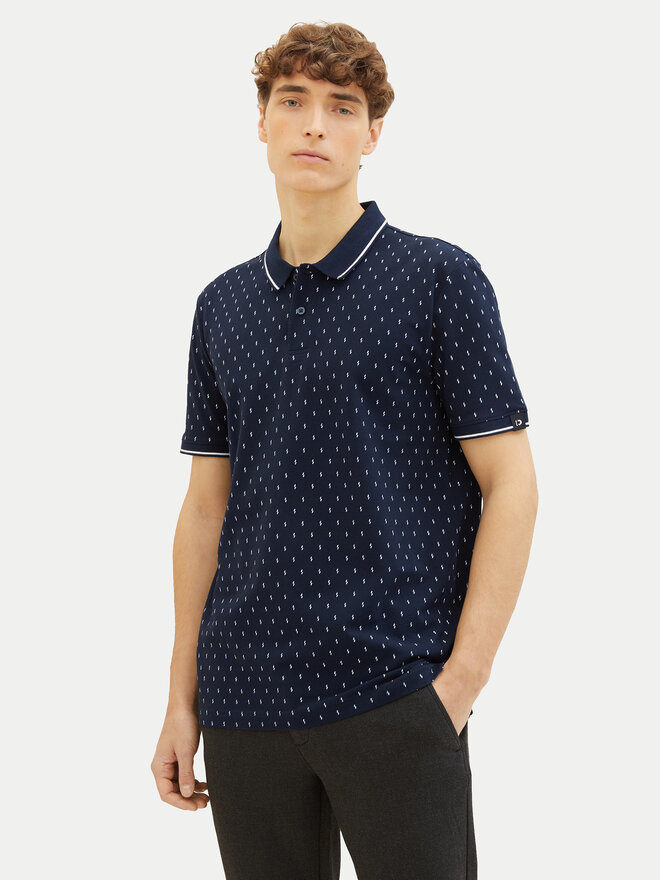 Tom Tailor Denim Tom Tailor Denim Poloshirt 1040465 Dunkelblau Regular Fit