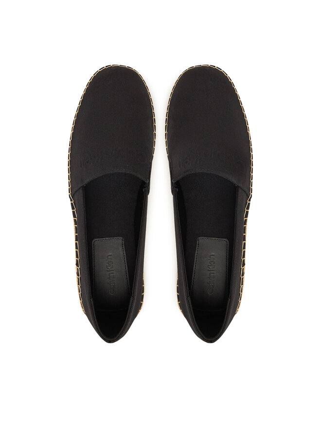 Calvin Klein Еспадрили Calvin Klein Espadrille Cv Logo HM0HM01808 Черен