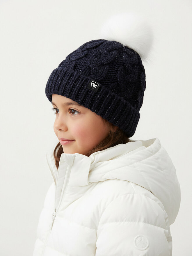 Rossignol Mütze Rossignol Bony Fur RLKYH03 Dunkelblau
