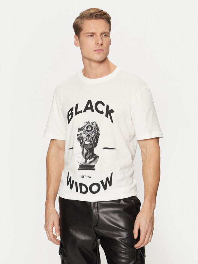 HUGO HUGO Camiseta Dostalgi 50530684 Beis Relaxed Fit