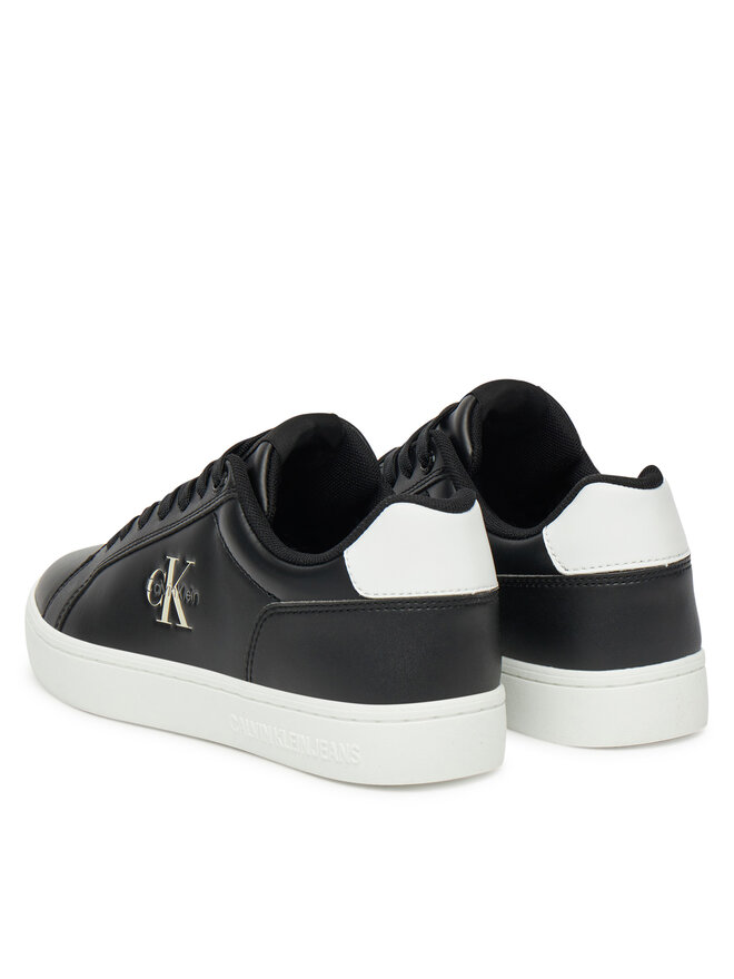 Calvin Klein Jeans Sportcipők Calvin Klein Jeans Classic Cupsole Mono Lth Wn YW0YW01902 Fekete