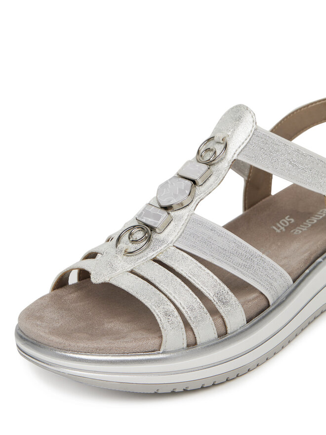 Remonte Sandalen Remonte D1J60-90 Silberfarben