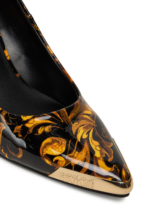 Versace Jeans Couture Čevlji z visoko peto Versace Jeans Couture 79VA3S50 ZS366 Črna