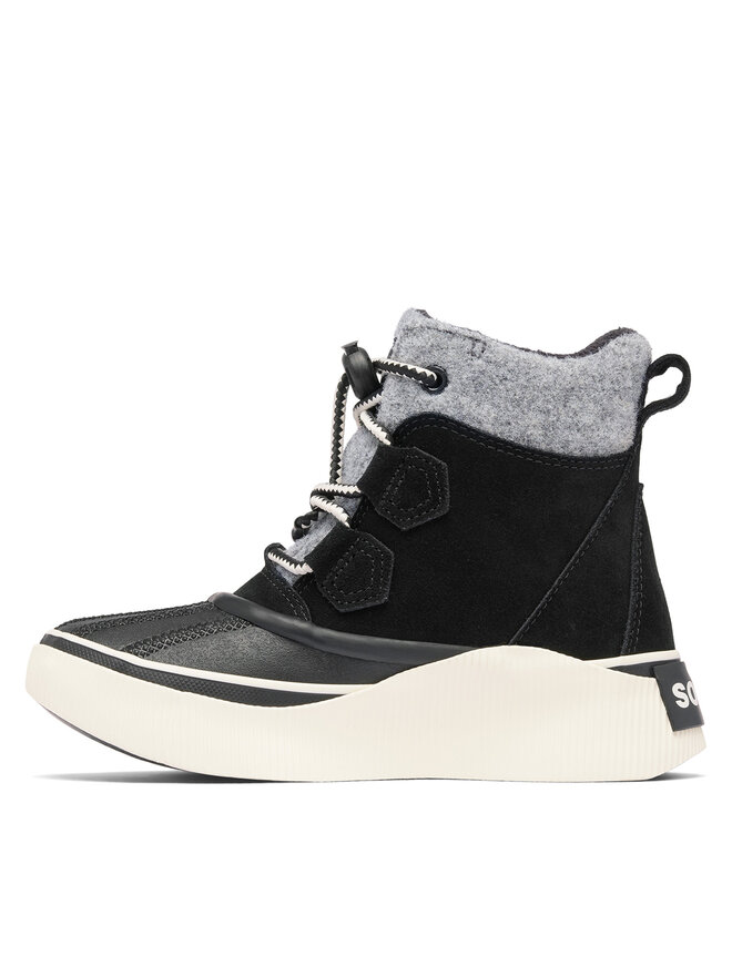 Sorel Μπότες Χιονιού Sorel Youth Out N About™ Iv Chillz Wp 2101321010 Μαύρο