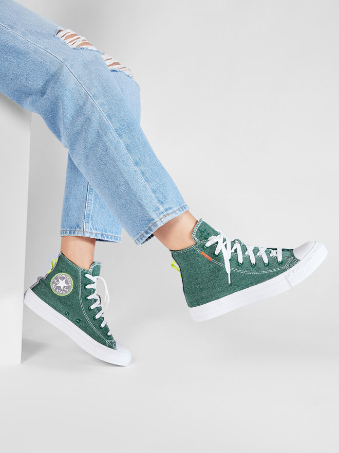 Converse Plátěnky Converse Ctas Hi 168593C Zelená
