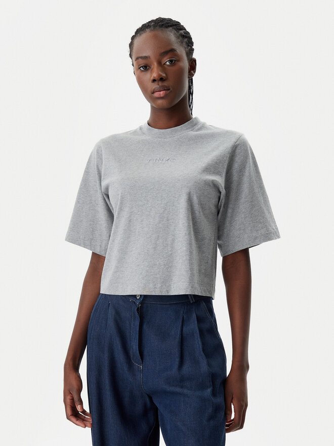 PINKO PINKO Camiseta 104604 A2F8 I42 Gris Regular Fit