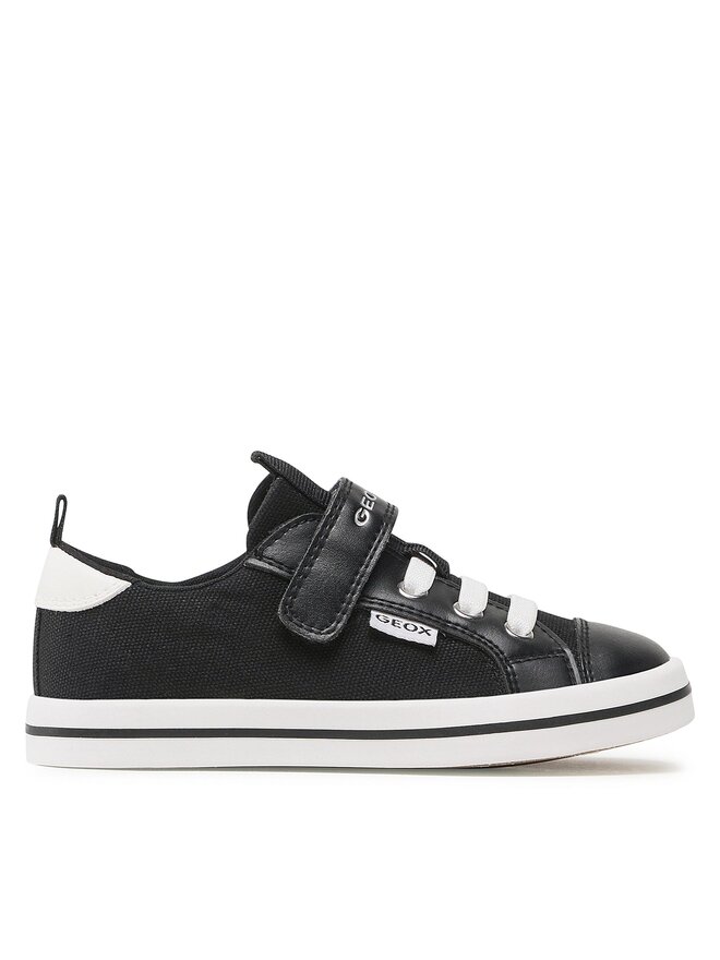 Geox Сникърси Geox Jr Ciak Girl J3504I01054C9999 S Черен