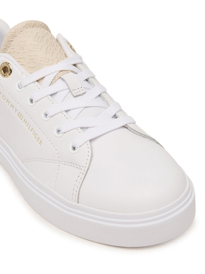 Tommy Hilfiger Sneakers Tommy Hilfiger Th Feminine Cupsole Monogram FW0FW09606 Weiß