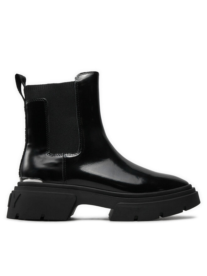 DKNY Kotníková obuv s elastickým prvkem DKNY Fenella K4400981 Černá