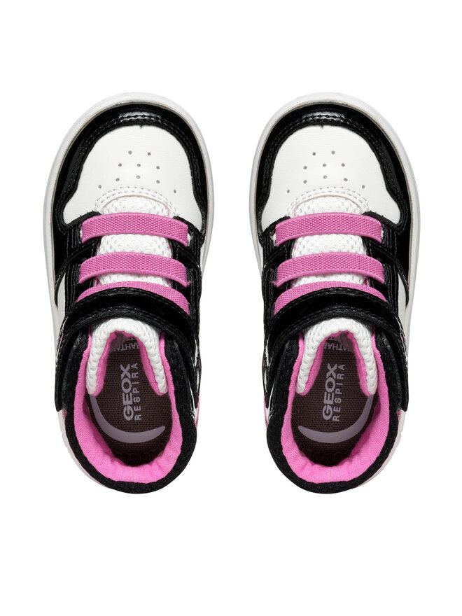 Geox Sneakersy Geox B Eclyper Girl B465MA 0BCKC C0404 S Bílá