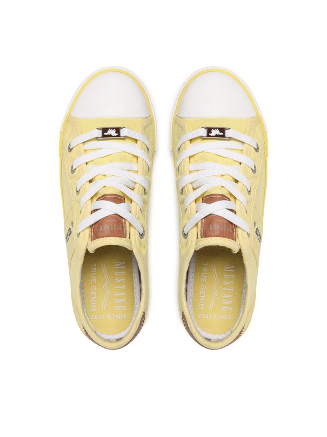Mustang Sneakers aus Stoff Mustang 1099-310-610 Gelb