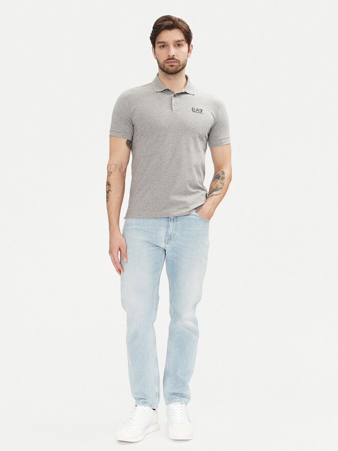 EA7 Emporio Armani EA7 Emporio Armani Poloshirt 8NPF14 PJVQZ 3905 Grau Regular Fit