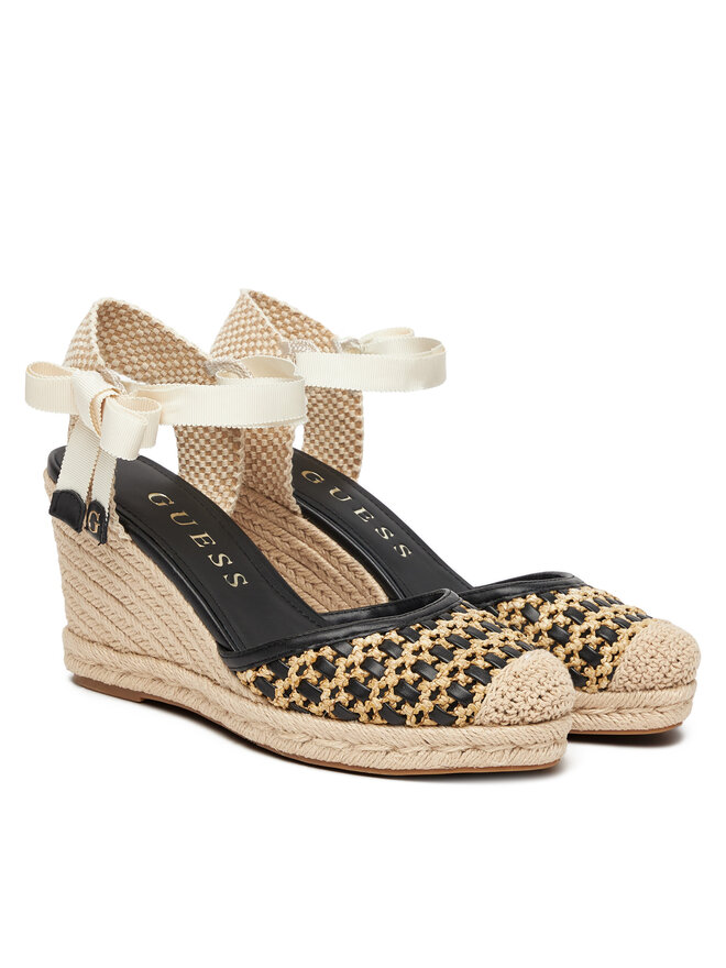 Guess Espadrilles Guess FLJNAM FAB04 Fekete