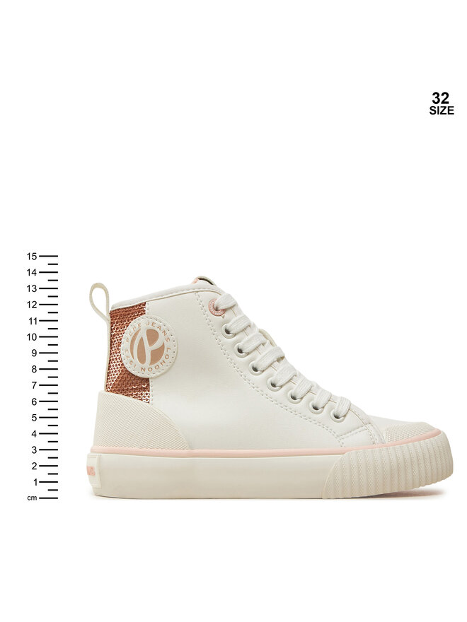 Pepe Jeans Tenisice Pepe Jeans Ottis Young G PGS30608 Bijela
