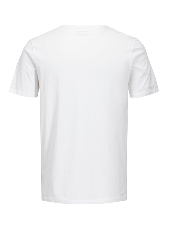 Jack&Jones Jack&Jones 2 marškinėlių komplektas Basic Crew Neck 12133913 Balta Regular Fit