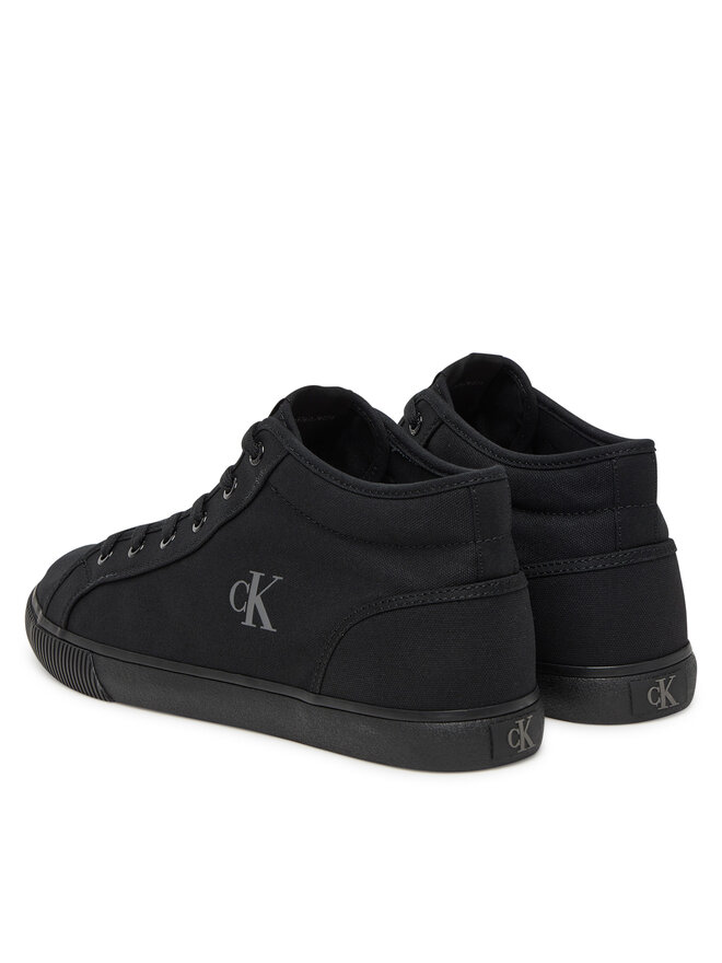 Calvin Klein Jeans Sneakersy Calvin Klein Jeans Ess Vulc Mid Mg Canvas YM0YM01210 Czarny