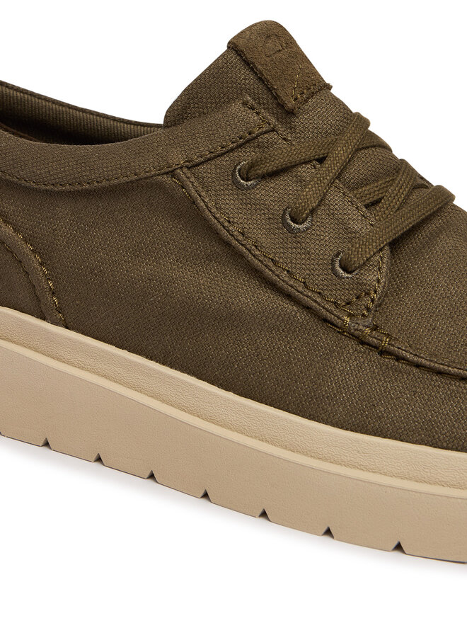 Clarks Halbschuhe Clarks Polden Moc 26186615 Khakifarben