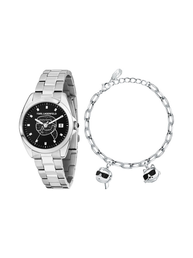 KARL LAGERFELD Ρολόι KARL LAGERFELD R0553101516 Ασημί