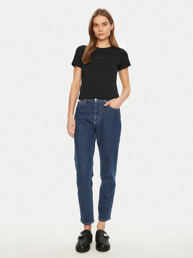 Calvin Klein Jeans Calvin Klein Jeans Camiseta Institutional Graphic J20J224990 Negro Slim Fit