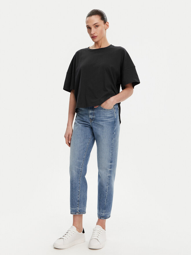 French Connection French Connection T-Shirt 76BZA Dunkelblau Relaxed Fit