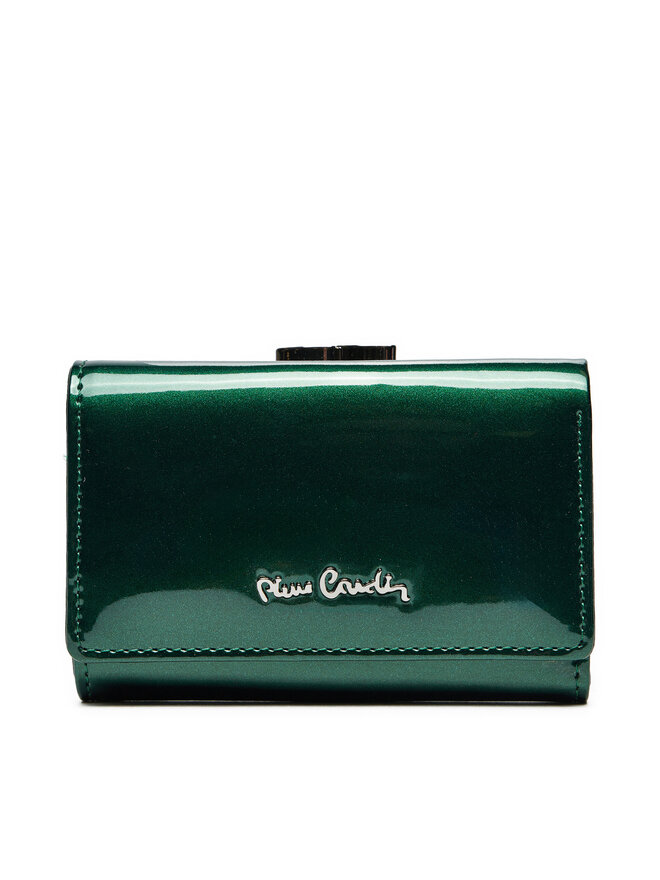 Pierre Cardin Mały Portfel Damski Pierre Cardin 07 SHINY 117 Zielony