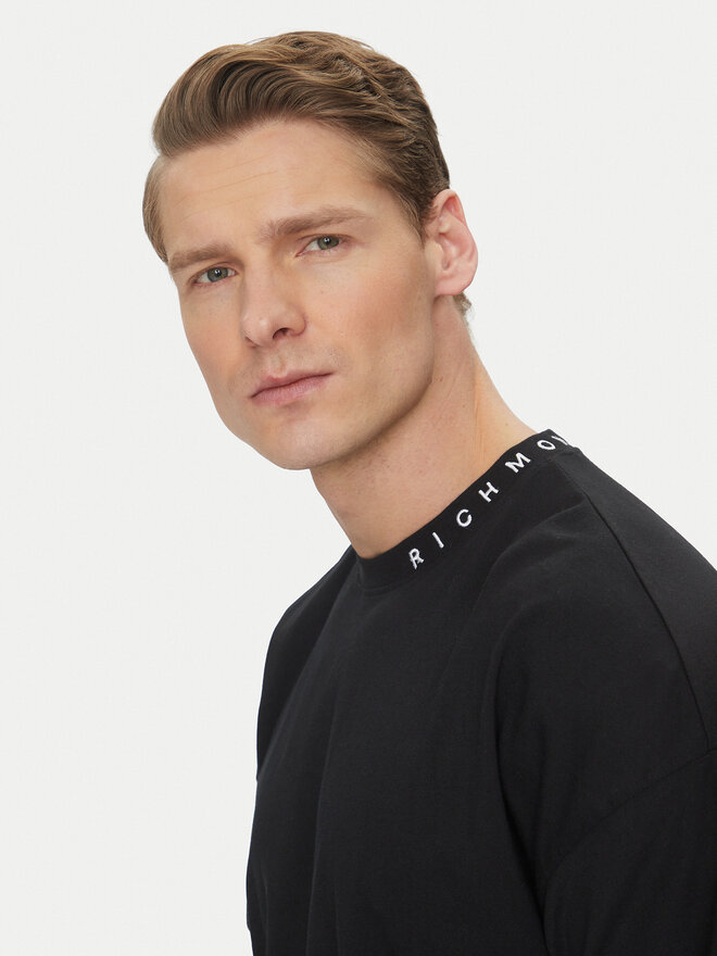 Richmond X Richmond X T-Shirt Bani UMA24058TS Μαύρο Regular Fit