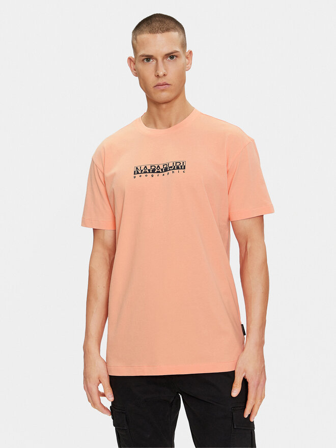 Napapijri Napapijri Футболка NP0A4H8S Рожевий Regular Fit