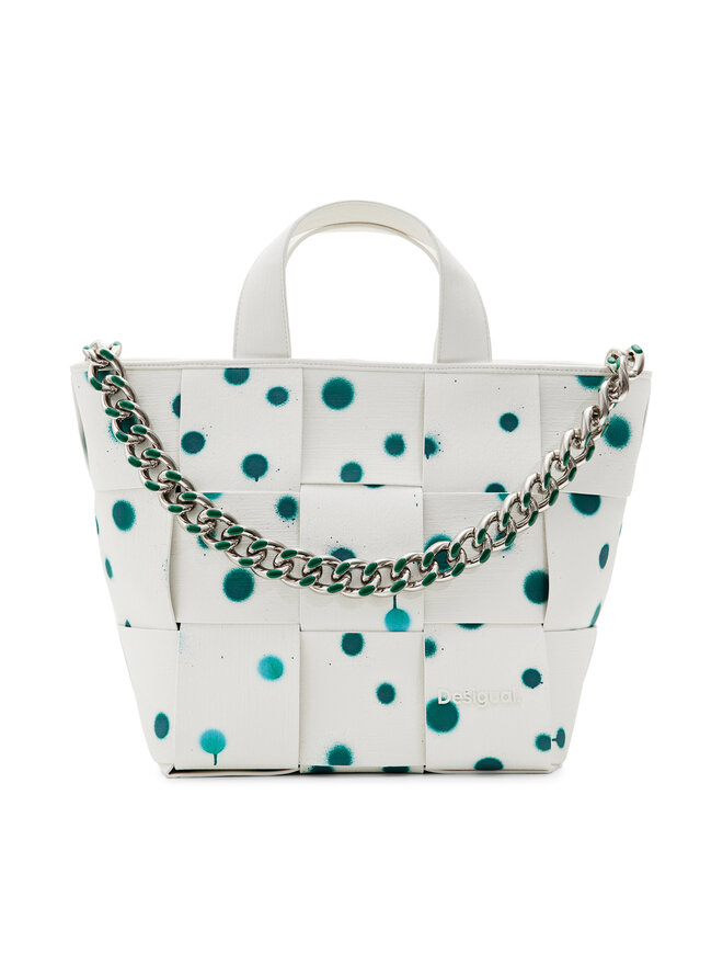 Desigual Ročna torba Desigual 24SAXP60 Bela