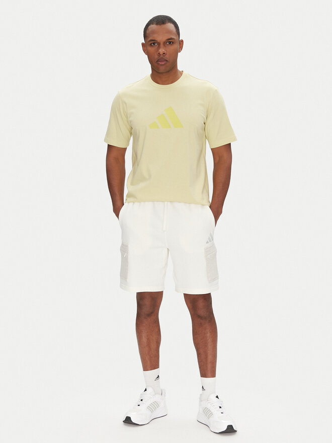 adidas adidas Camiseta Future Icons 3 Bar Logo JD4920 Amarillo Regular Fit