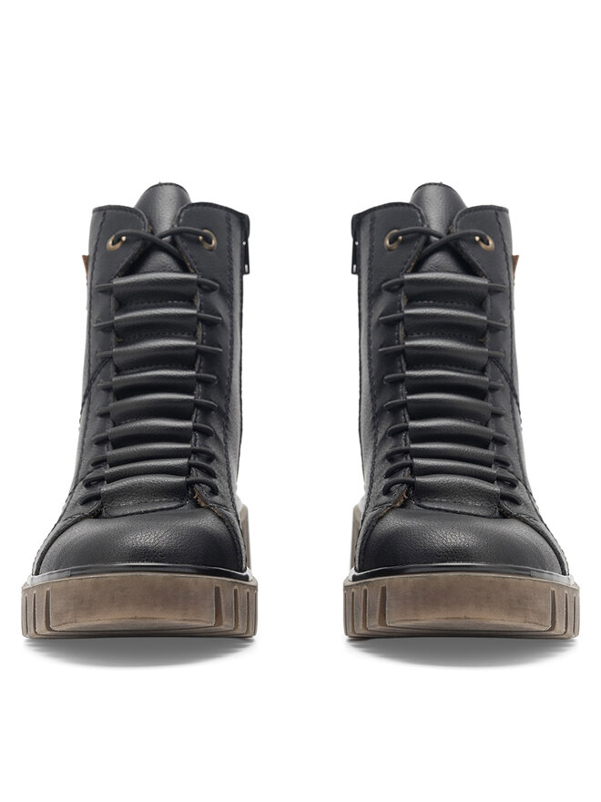 Rieker Schnürschuhe Rieker Y3421-00 Schwarz