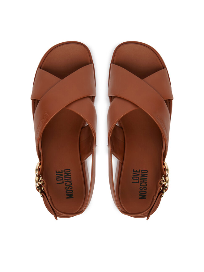 LOVE MOSCHINO Босоніжки LOVE MOSCHINO JA16137I0OIA0200 Коричневий