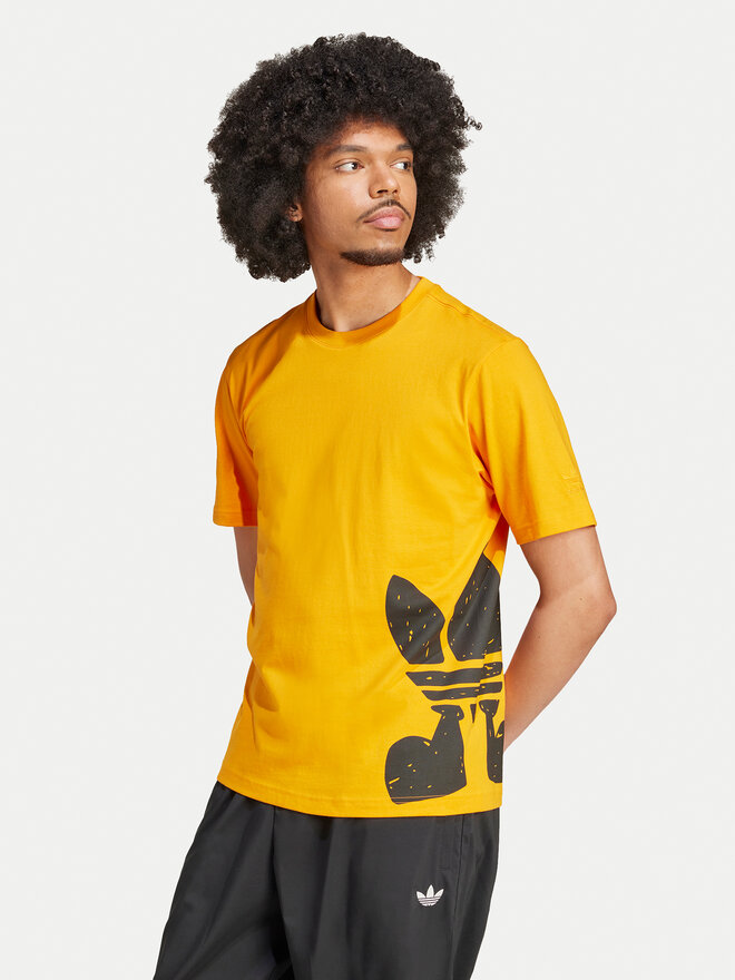 adidas adidas Marškinėliai Supply Street IX6749 Oranžinė Regular Fit
