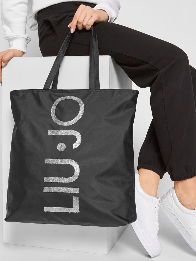 Liu Jo Geantă Liu Jo Shopping Stampa 2A1005 T0300 Negru