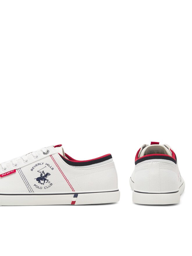 Beverly Hills Polo Club Sneakers aus Stoff Beverly Hills Polo Club M-VSS24010 Weiß