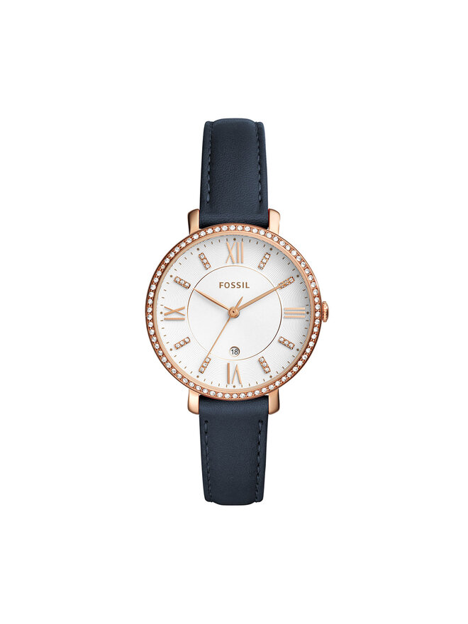 Fossil Годинник Fossil Jacqueline ES4291 Cиній