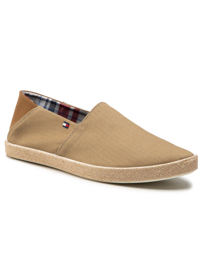Espadrilles Tommy Hilfiger Easy Summer Slip On FM0FM00569 Beige chaussures