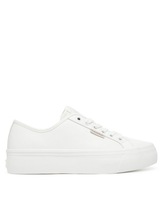 Calvin Klein Jeans Sneakers Calvin Klein Jeans Vulc Flatform Lth YW0YW01886 Weiß