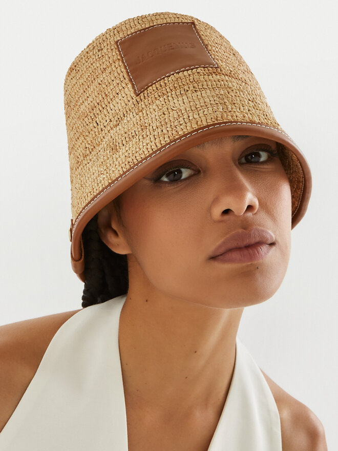 JACQUEMUS Kapelusz JACQUEMUS Cappello 245AC642 Beżowy