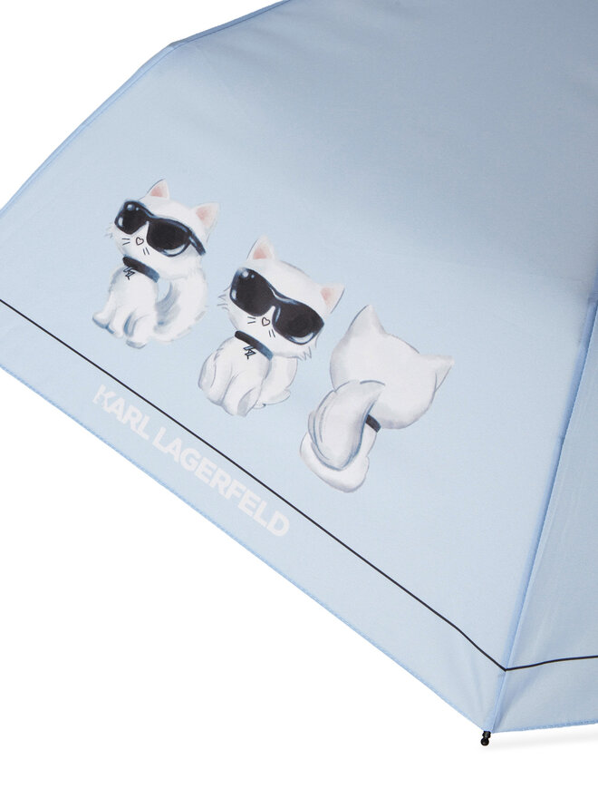 KARL LAGERFELD Regenschirm KARL LAGERFELD B4W50013 Hellblau