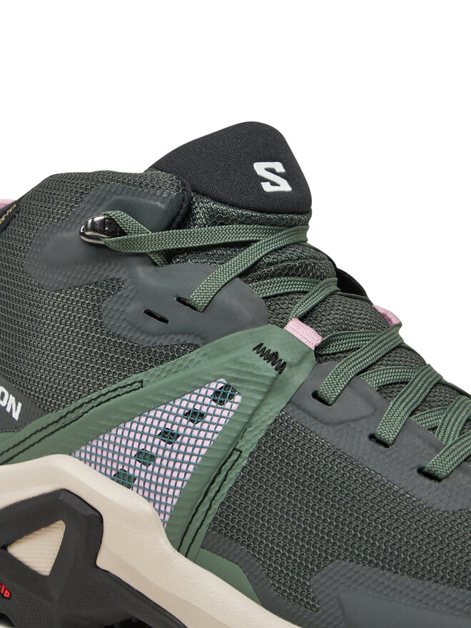 Salomon Trekingová obuv Salomon X Raise Mid Gore-Tex L47458100 Zelená