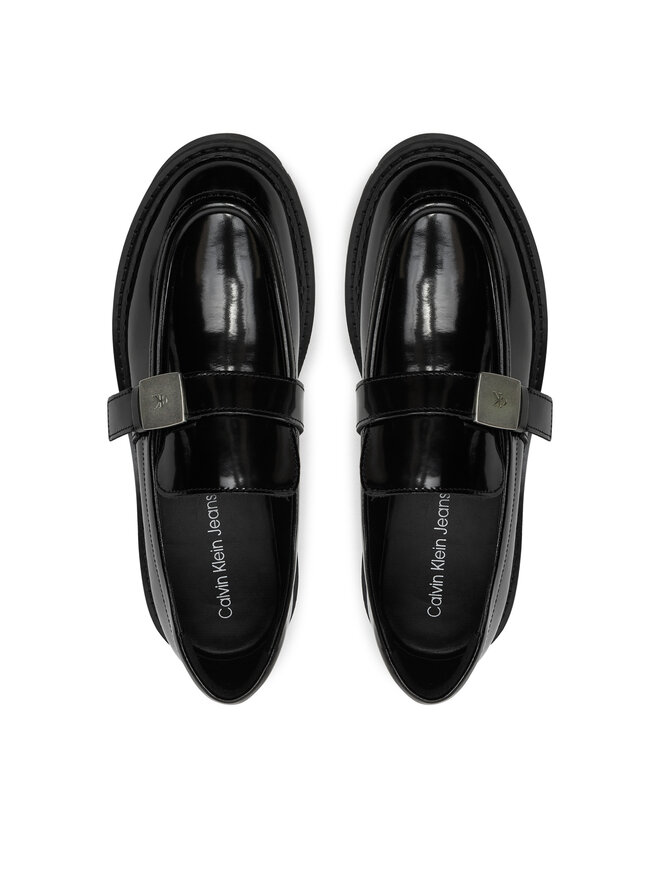 Calvin Klein Jeans Loafersy Calvin Klein Jeans Flatform Shoe Driver Hdw YW0YW01657 Czarny