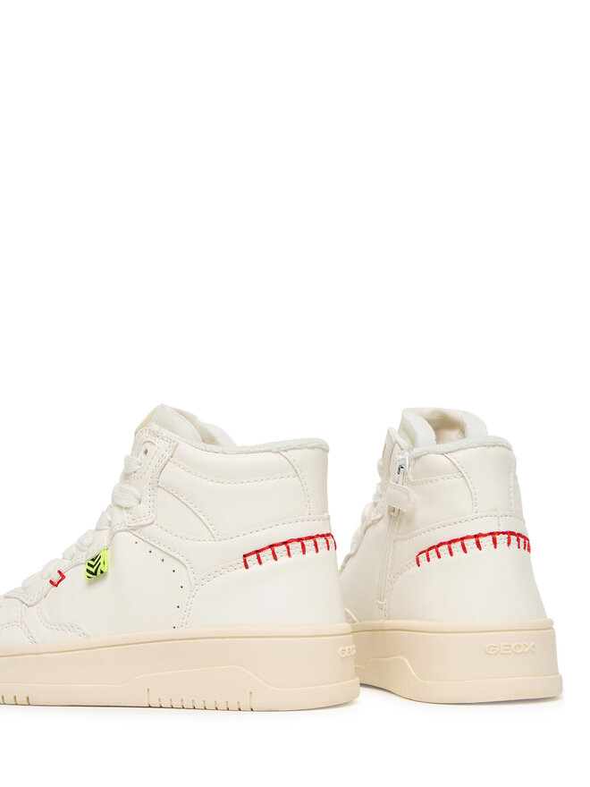 Geox Sneakersy Geox J Lestrella J56NLA 000BC C1000 S Biały