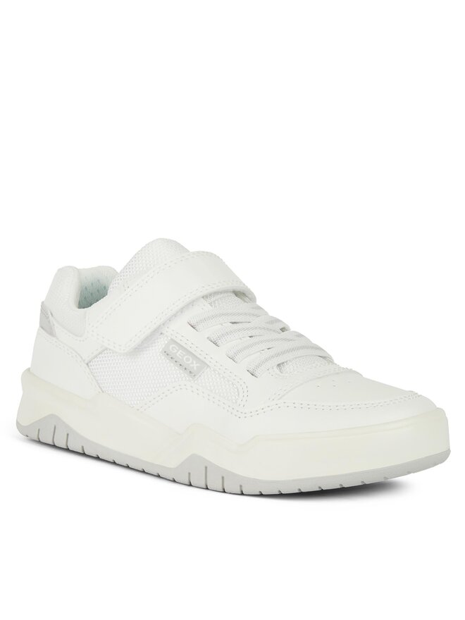 Geox Snīkeri Geox J Perth Boy J367RE 0FEFU C1236 D Balts